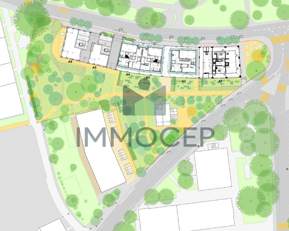 Belle arcade commerciale de 81 m² dans un immeuble neuf à Vieusseux