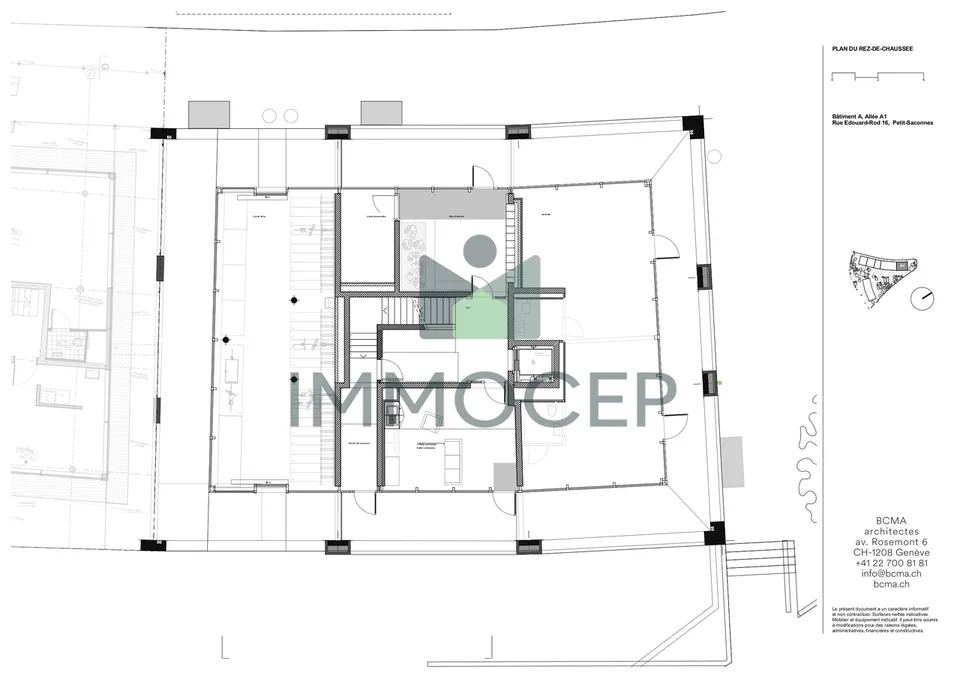 Belle arcade commerciale de 81 m² dans un immeuble neuf à Vieusseux