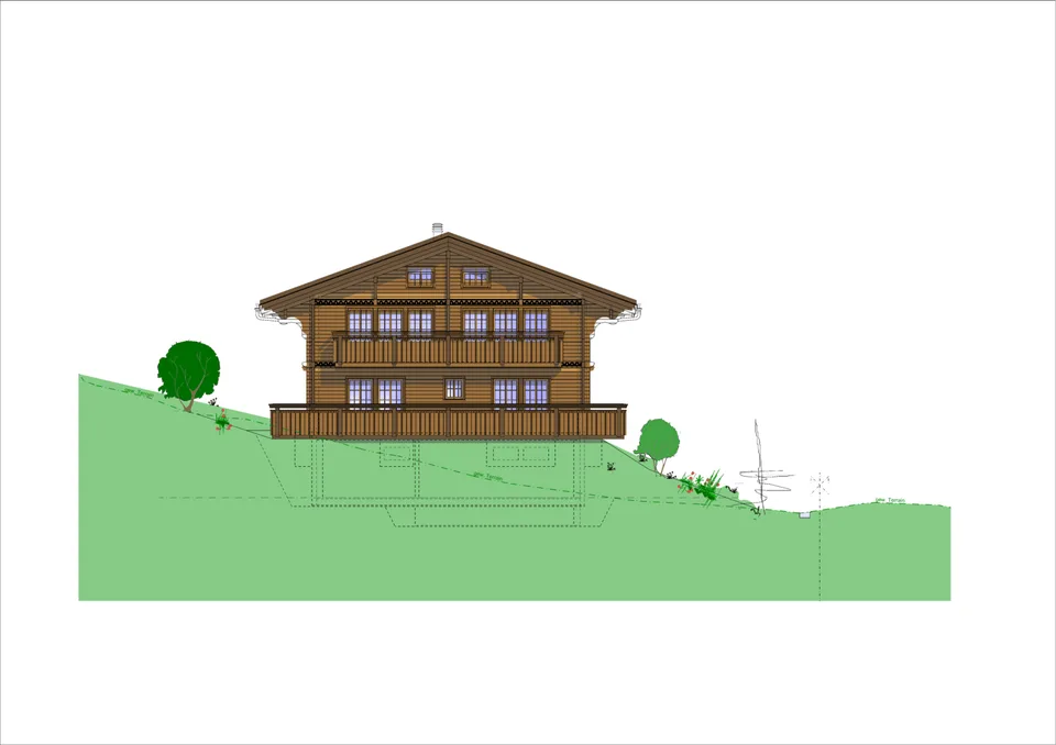 Chalet neuf (première occupation), Chalet Teiffi