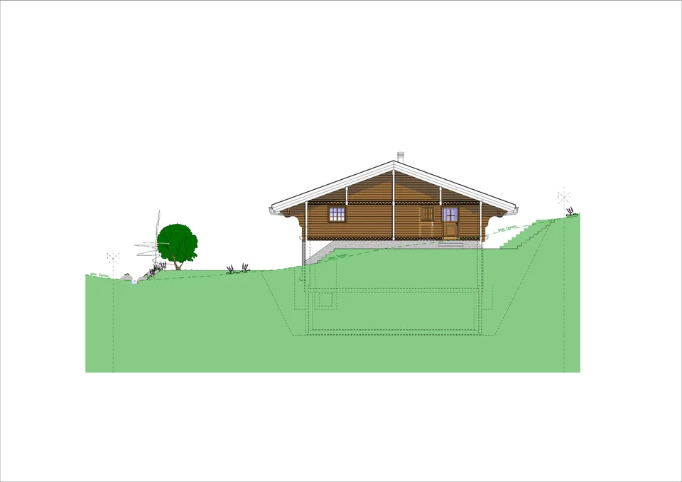 Chalet neuf (première occupation), Chalet Teiffi