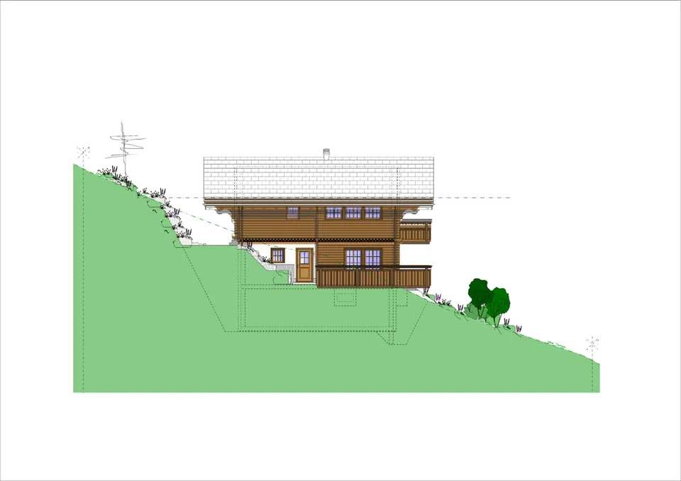 Chalet neuf (première occupation), Chalet Teiffi