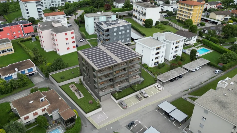 Nouvelle Résidence AI PRATI - Sementina / en construction / 4,5 pièces avec grand jardin