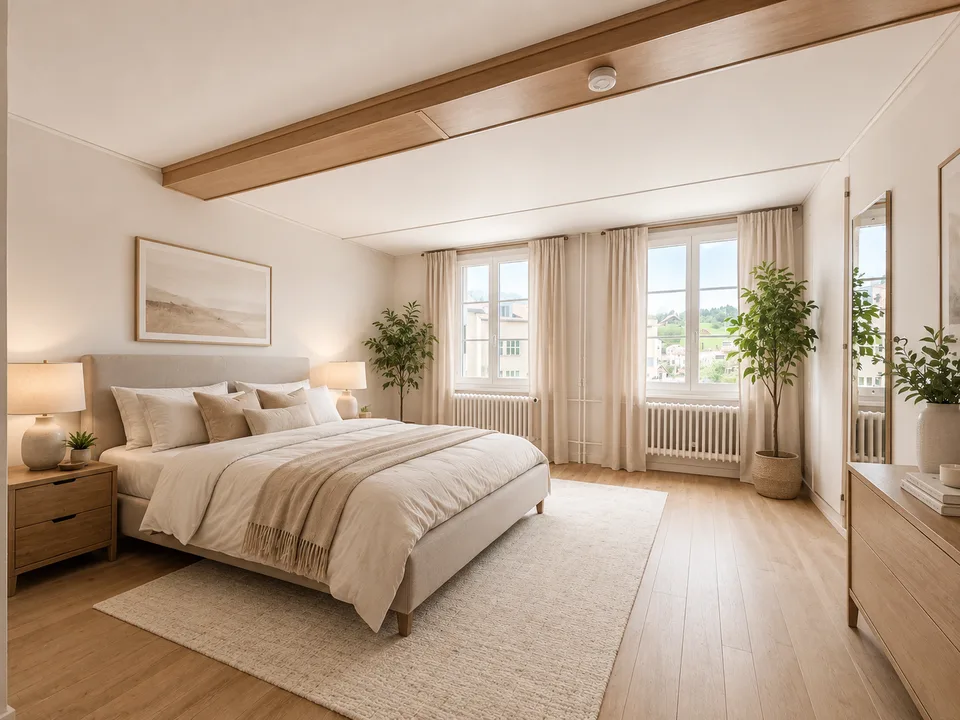 Charmantes 6.5-Zimmer Doppeleinfamilienhaus mit Altbau-Flair in Biglen