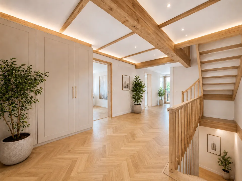 Charmantes 6.5-Zimmer Doppeleinfamilienhaus mit Altbau-Flair in Biglen