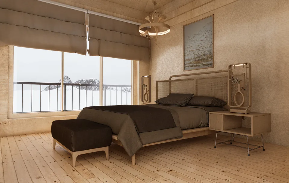 Projekt der Renovierung des Hotels Derby - Loèche-les-Bains – Foto 6 von 13