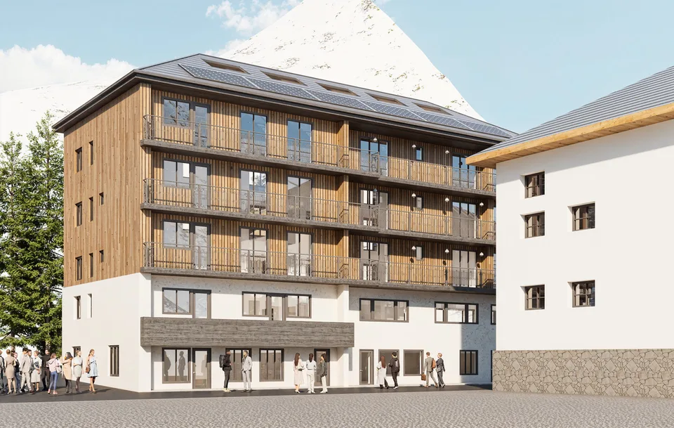 Projekt der Renovierung des Hotels Derby - Loèche-les-Bains – Foto 12 von 13
