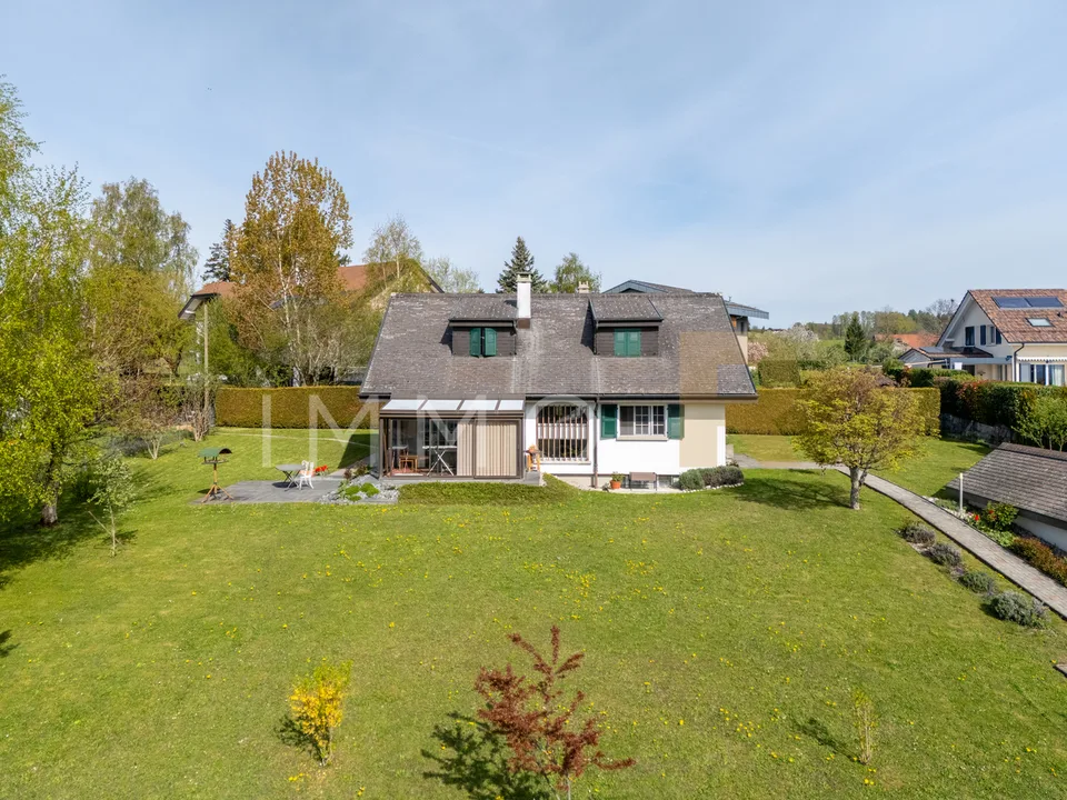 Maison individuelle avec vue Alpes sur parcelle de 1'600 m²