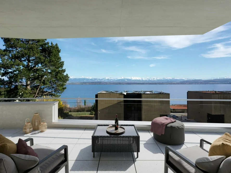 Duplex di 5.5 locali con terrazza in attico - Bevaix | Promozione les Capites