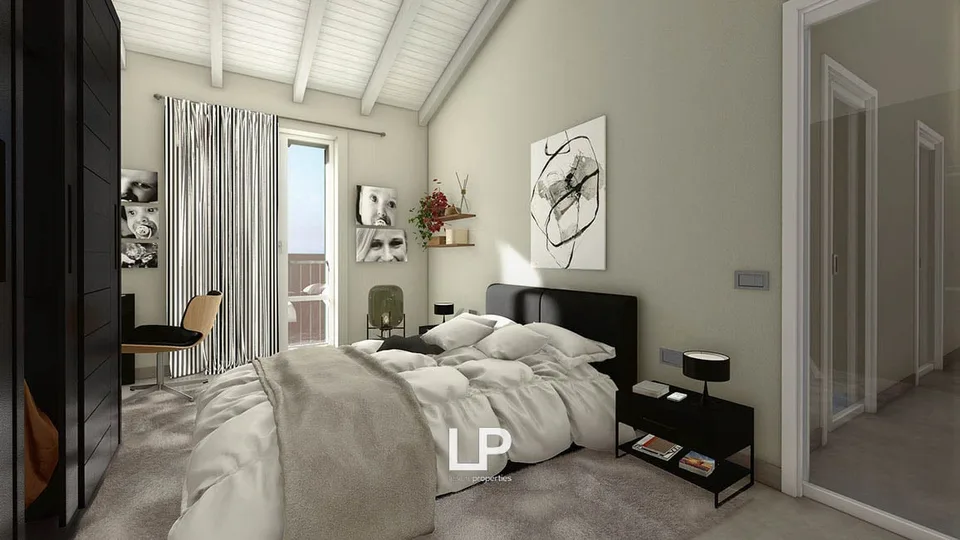 Appartamento di due camere al primo piano con terrazza in una residenza di nuova costruzione