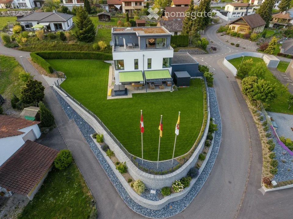 Moderne Villa: Nur 25 Min. nach Baden & 45 Min. nach Zürich/Basel