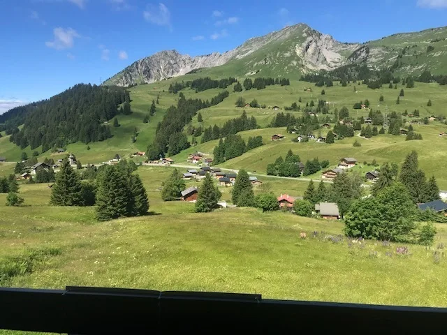 Duplex in Mosses mit zwei Balkonen, Garage und Parkplatz. Blick. Schnell!