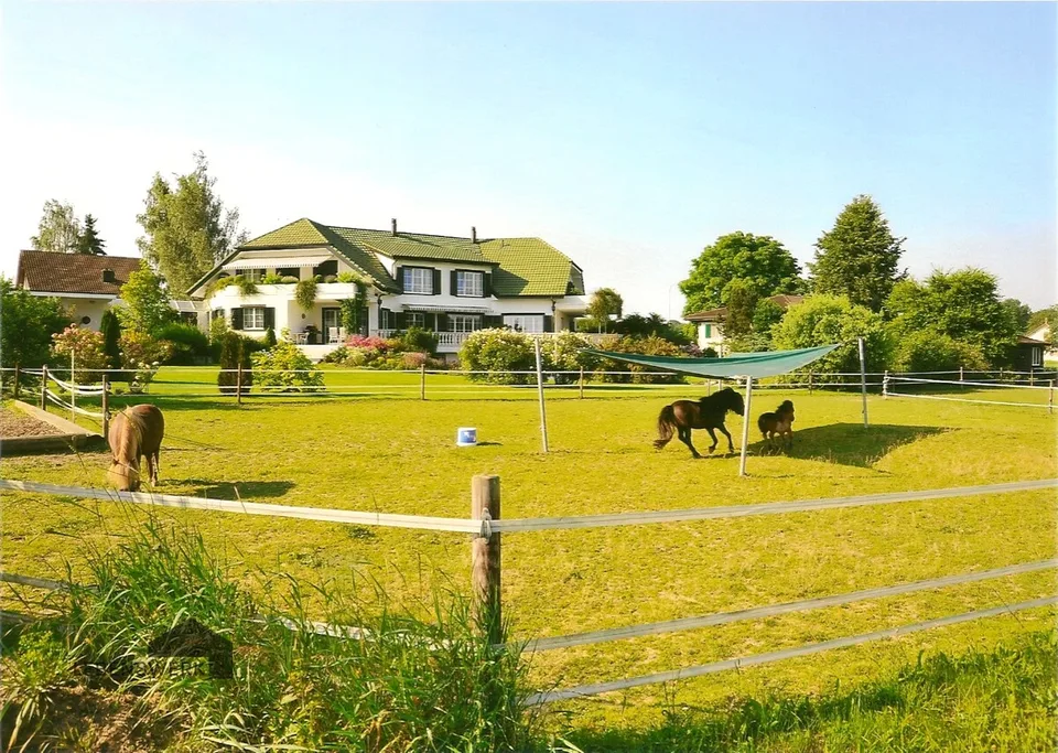 Villa de campagne de luxe avec jardin de style parc  Vie exclusive au centre du village