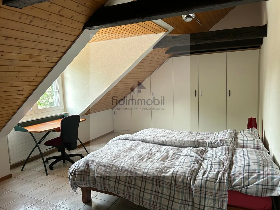 BEL APPARTEMENT PARTIELLEMENT RÉNOVÉ DANS DEMEURE VILLAGEOISE – photo 9 sur 13