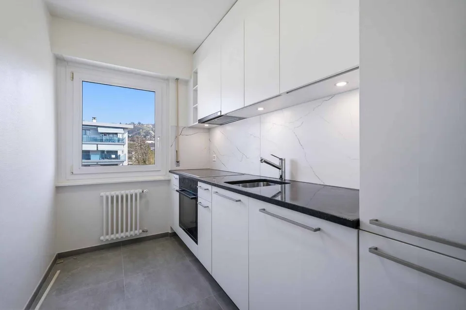 Superbo appartamento ristrutturato di 3,5 locali con vista sul lago