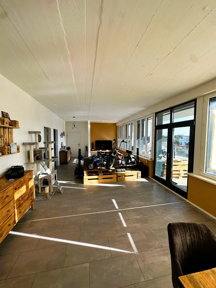 Wow, eine Loft mit Alpensicht