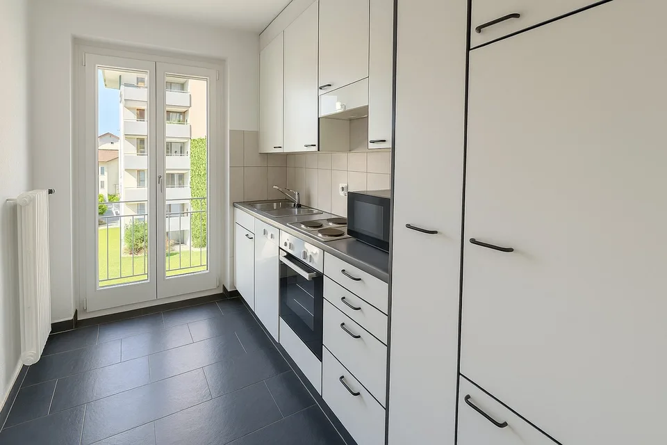 Günstiges, möbliertes Zimmer mit moderner Möblierung