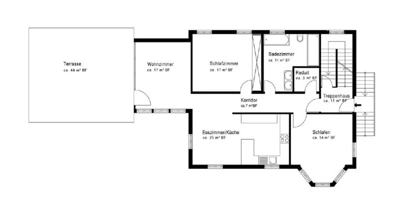 3½ ZI-WOHNUNG IN BALLWIL (LU), MÖBLIERT, TEMPORÄR