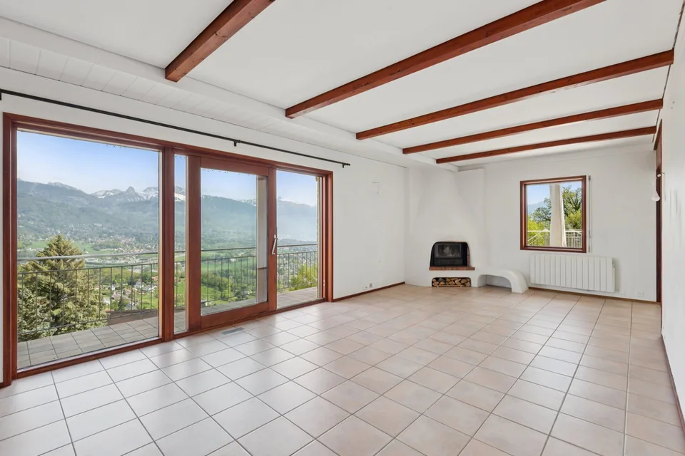 Villa mit Panoramablick auf den Genfer See