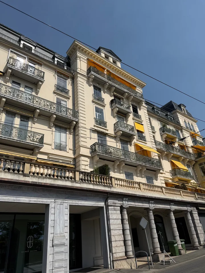 A louer appartement meublé dans un cadre exceptionnel à Territet