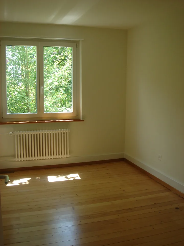 3,5 Zimmer in einem kleinen Haus mit 2 Wohnungen.