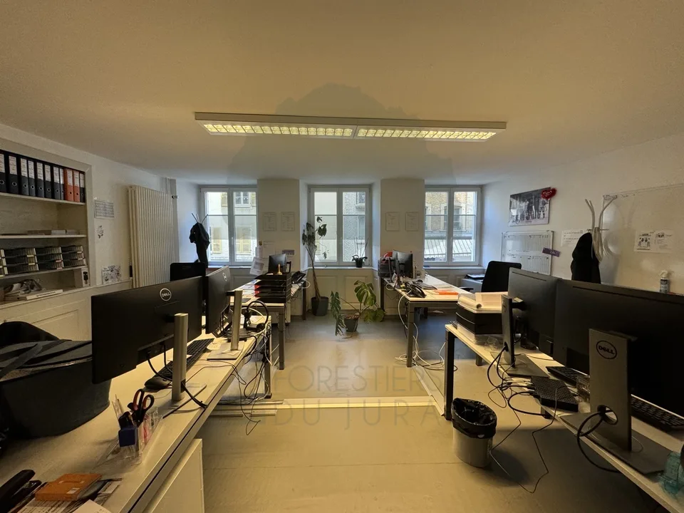 Surface de bureaux en vieille ville de Porrentruy