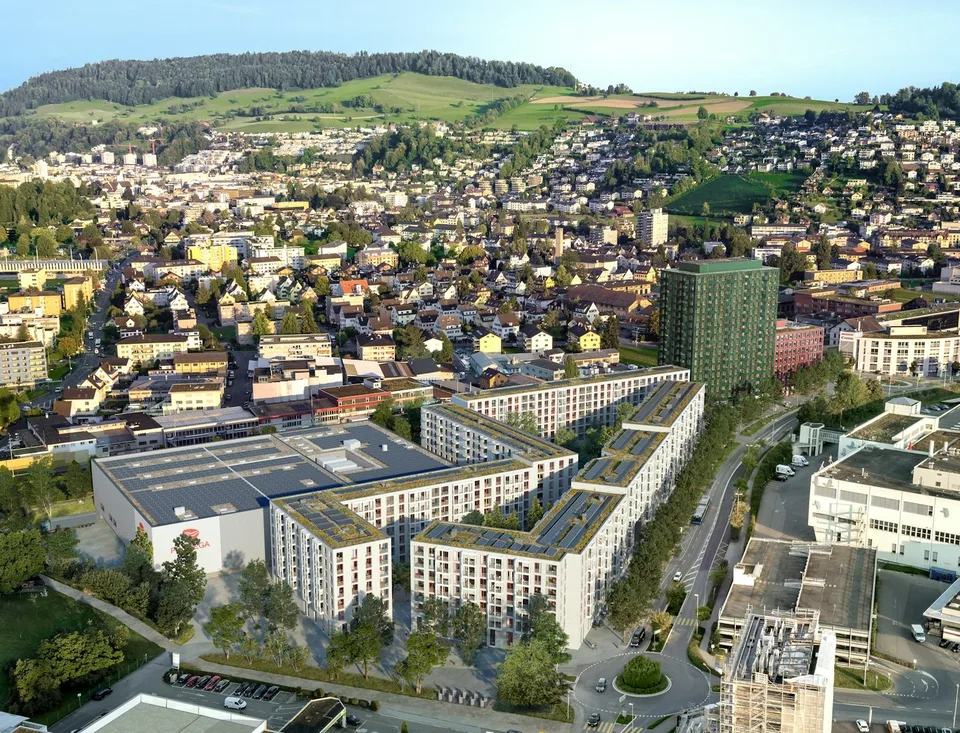 Il tuo nuovo posto di lavoro a Nidfeld - Spazi ufficiali pronti per l'occupazione e flessibilmente progettati