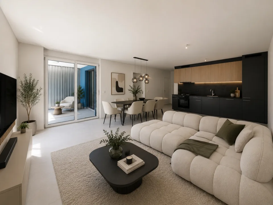 Villeret, wunderschöne 2.5-Zimmer-Wohnung im 1. Stock mit Terrasse und Aufzug