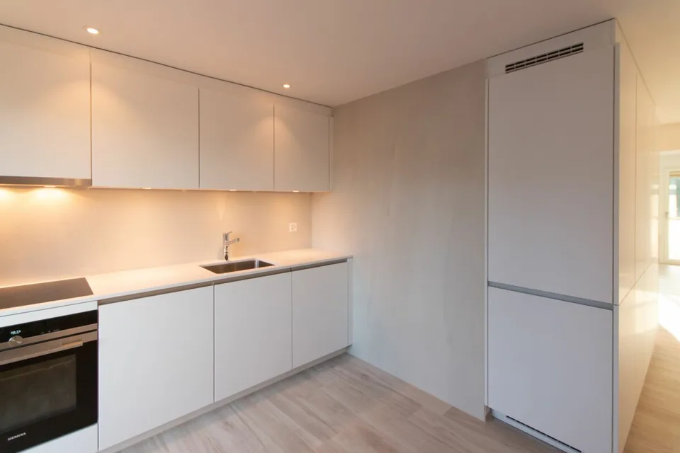 Appartamento di 3,5 locali completamente ristrutturato con box garage in una strada chiusa tranquilla