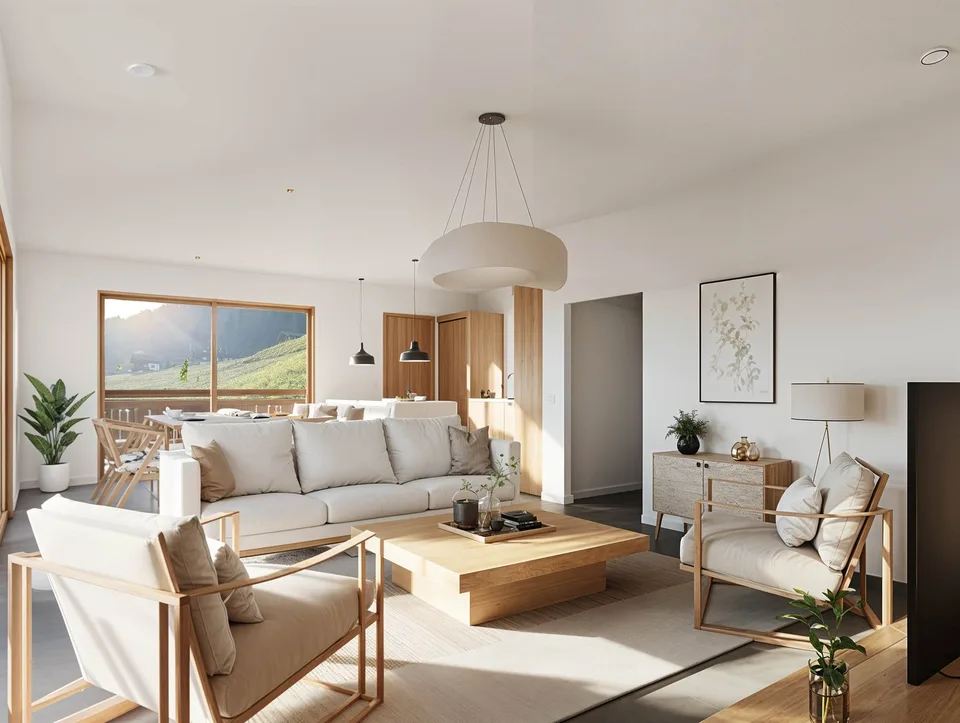 Appartement 4.5 pièces dans un chalet neuf à Val-d'Illiez