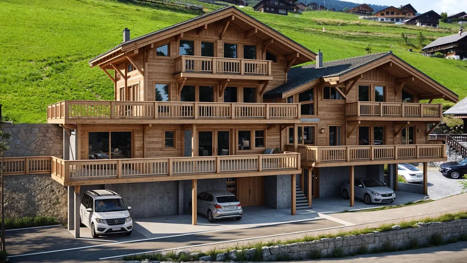 Appartamento 4.5 locali in un chalet nuovo a Val-d'Illiez