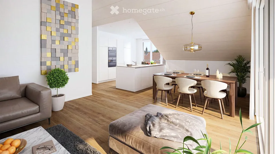 Neubau 3.5-Zimmer-Wohnung A 201 Acker-Glockenblume mit Minergie-Standard in Wohlenschwil