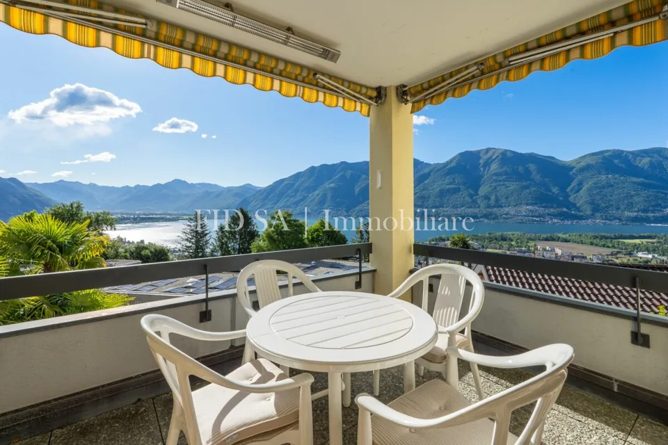LOCARNO MONTI - Appartamento con splendida vista sul Lago Maggiore