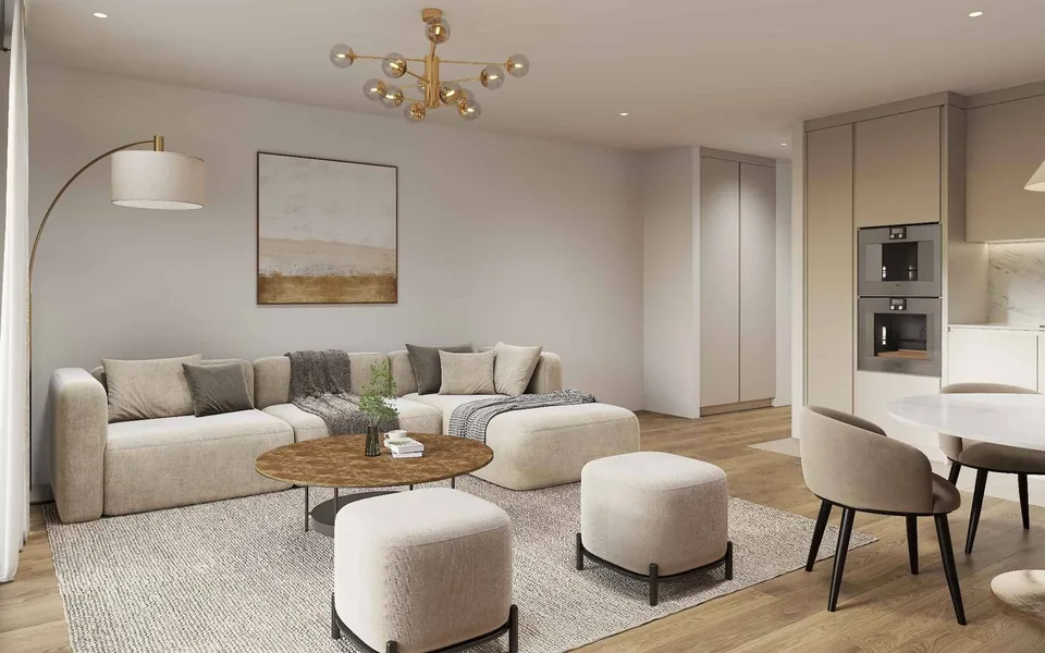 Apartment with 3.5 rooms