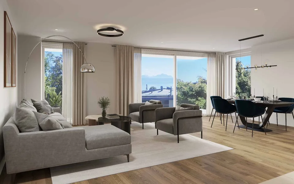 Apartment with 3.5 rooms