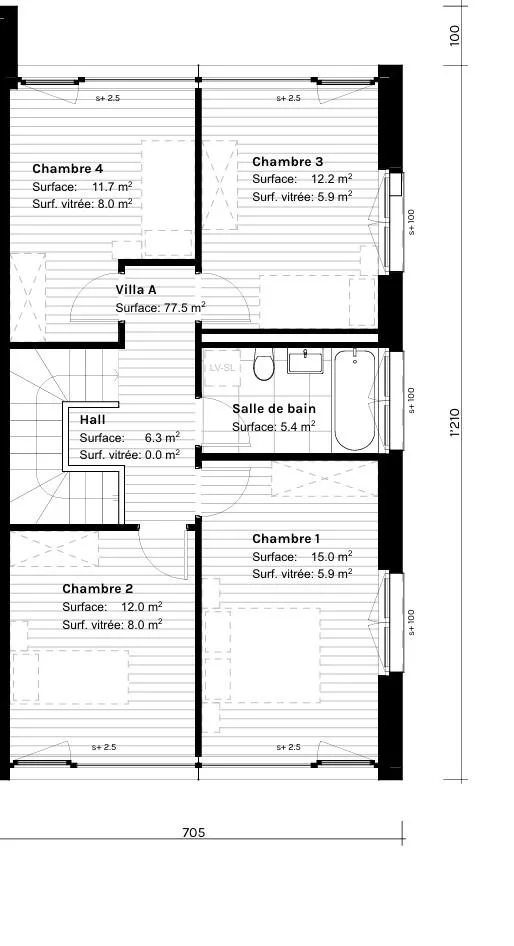 Villa 5,5 Zimmer in Conthey