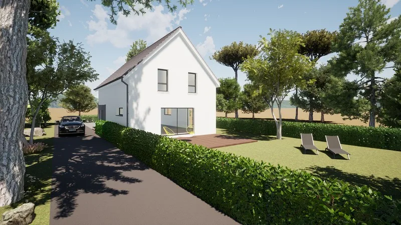 Bau Projekt in Hésingue mit herrlicher Situation