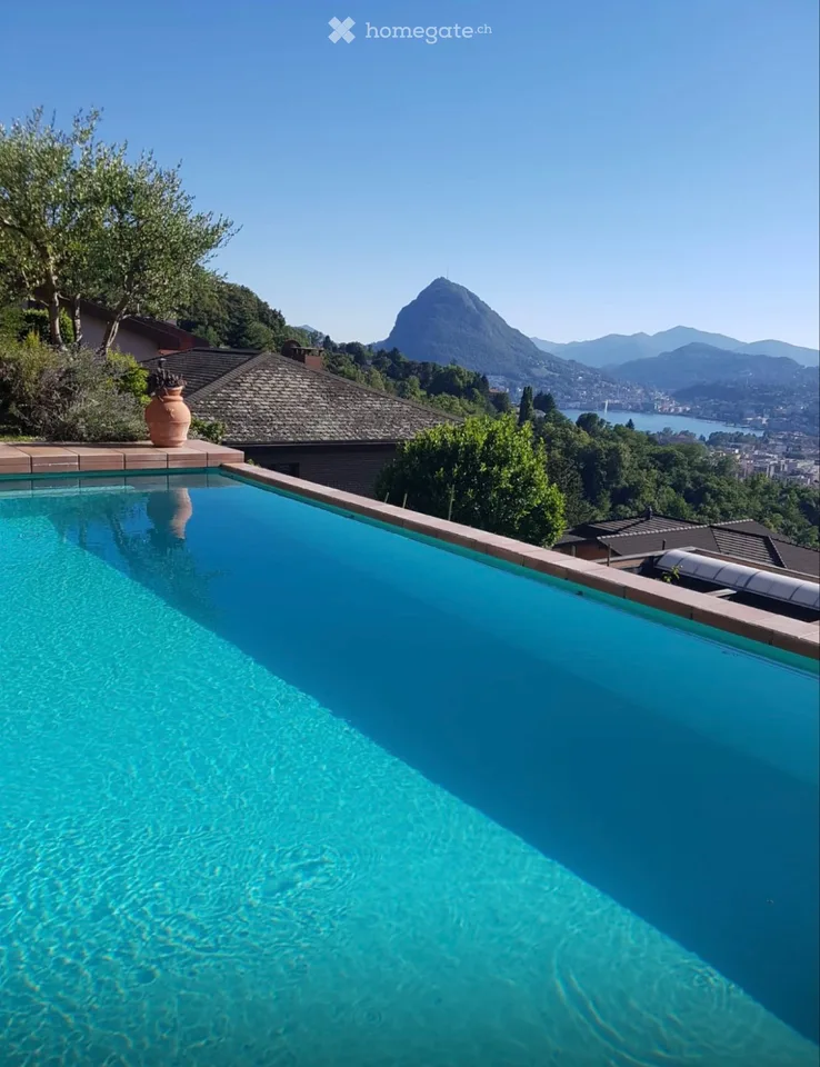 Villa mit Pool, Seeblick - Pregassona alta