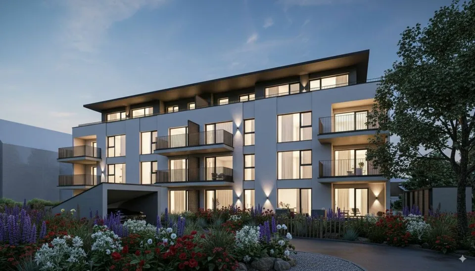 Moderne 2.5-Zimmer-Neubauwohnung in Niederbipp - ideal für Singles und Paare