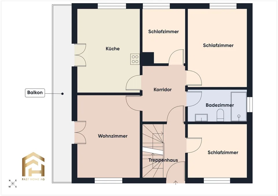 Vivre avec une vue : Appartement ensoleillé de 4,5 pièces dans l'idyllique Ergisch – photo 8 sur 13