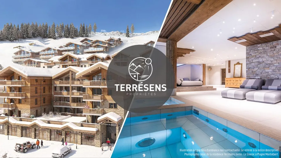 APPARTEMENT T3 CABINE BUREAU DUPLEX - RÉSIDENCE LES LOGES BLANCHES AUX