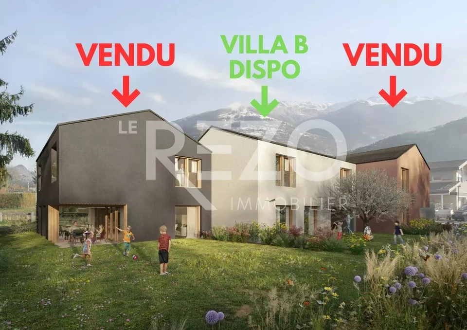 Magnifique maison d'architecte jumelée à Vétroz