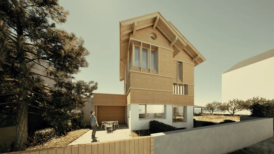 Construction neuve exclusive avec vue panoramique – maison unifamiliale de 6,5 pièces à Mollis – photo 7 sur 19