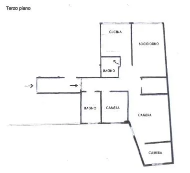 CHIASSO CENTRE – 4,5 LOCAUX DANS CORSO SAN GOTTARDO À LOUER – photo 9 sur 12