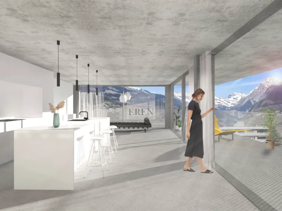 Superba attico di 4 locali con facciate vetrate e grande balcone-terrazza panoramica di 45 m2 – foto 21 di 23