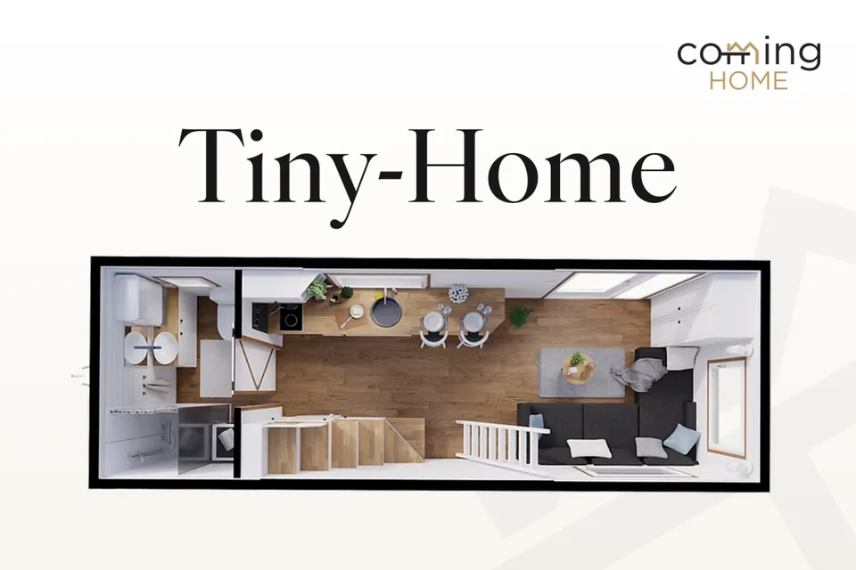 Klein aber fein - komfortables Tiny House mit nachhaltigem Konzept