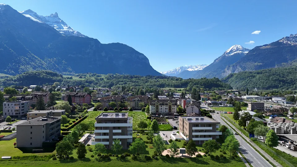 NUOVO PROGETTO - APPARTAMENTO DI 4,5 LOCALI - VICINO ALLA STAZIONE - VISTA PANORAMICA