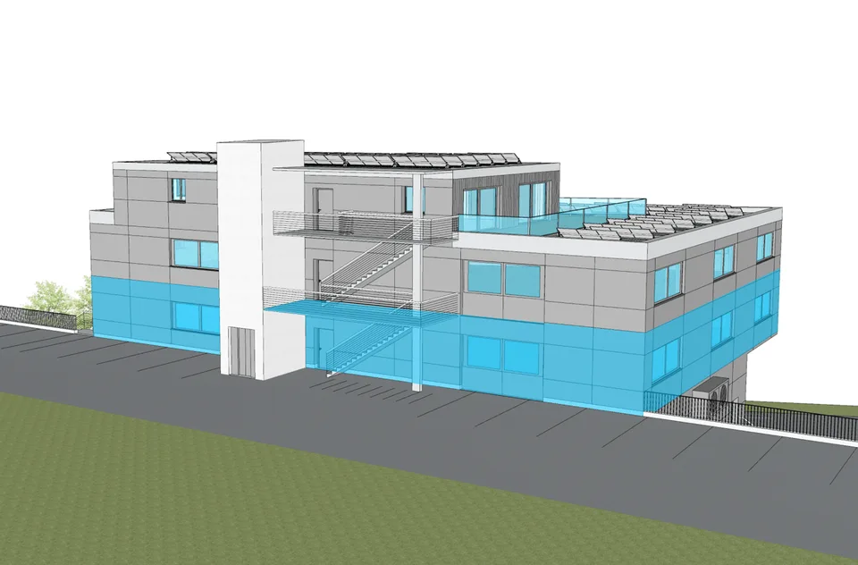 Oberfläche für Handwerk/Betrieb von 195 m²