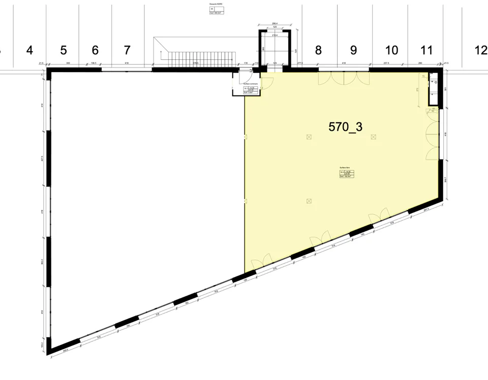 Oberfläche für Handwerk/Betrieb von 195 m²