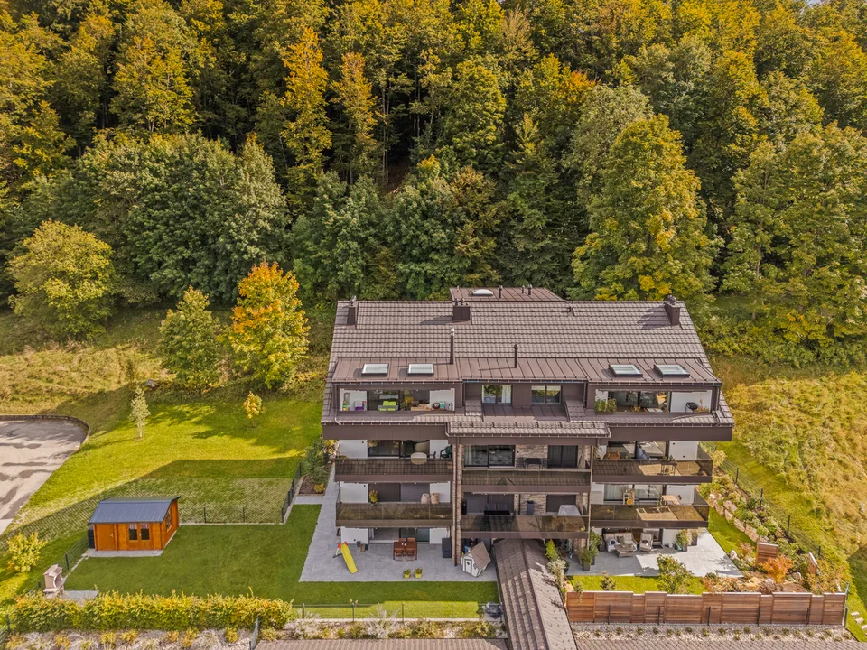 Appartamento contemporaneo con giardino privato