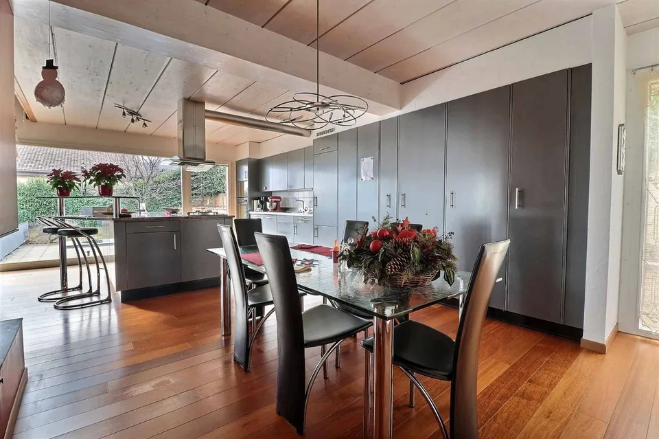 Villa individuelle 7.5 pièces - Unique ! Villa d'architecte contemporaine, vue lac et Mont-Blanc